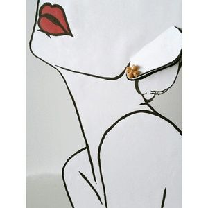 Vintage enamel dogwood blossom clip on earrings